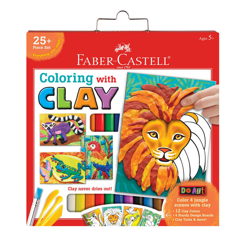 Do Art Colouring with Clay - #14329