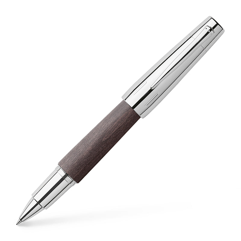 e-motion Rollerball Pen - Pearwood Black - #148225 - Faber-Castell Shop Canada