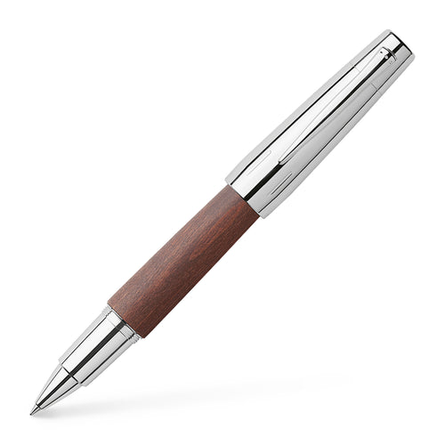 e-motion Rollerball Pen - Pearwood Dark Brown - #148215 - Faber-Castell Shop Canada