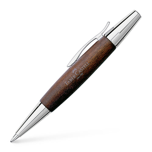 e-motion Ballpoint Pen - Pearwood Dark Brown - #148381 - Faber-Castell Shop Canada