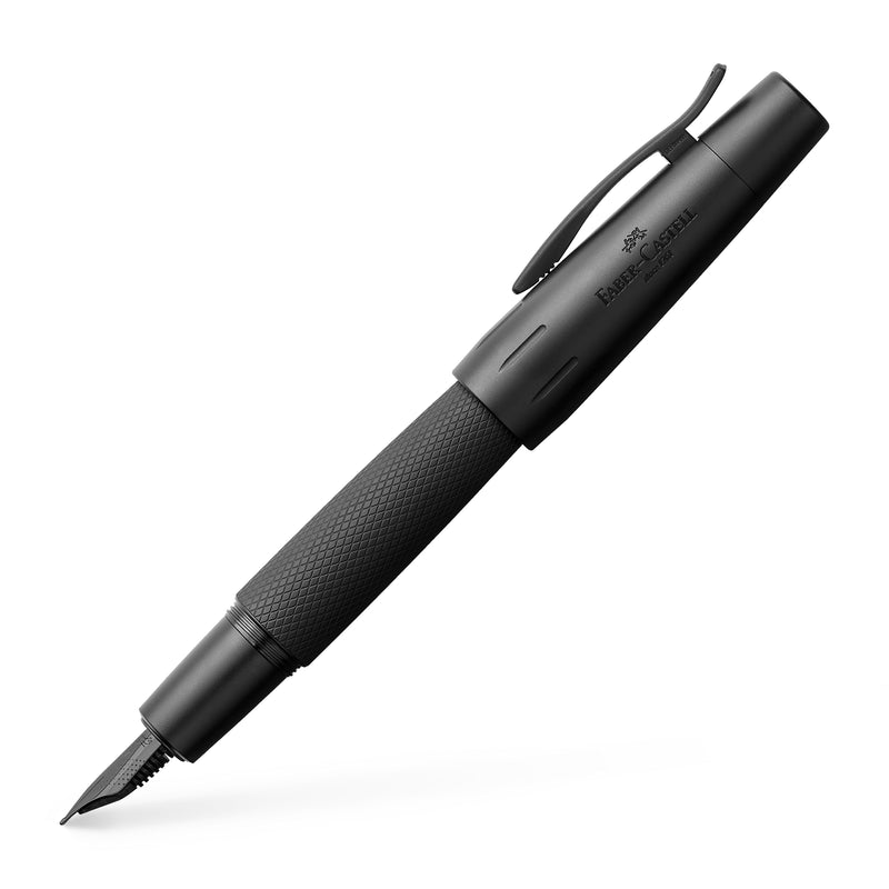 e-motion Fountain Pen, Pure Black - Medium - #148620 - Faber-Castell Shop Canada