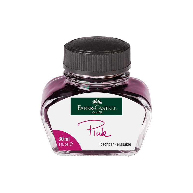 Fountain Pen Ink Bottle 30 ml - Pink - #149856 - Faber-Castell Shop Canada
