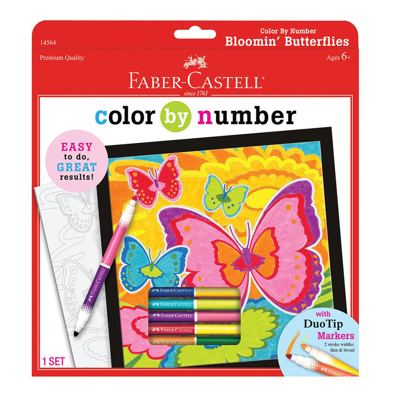 Colour by Number Bloomin Butterflies - #14564